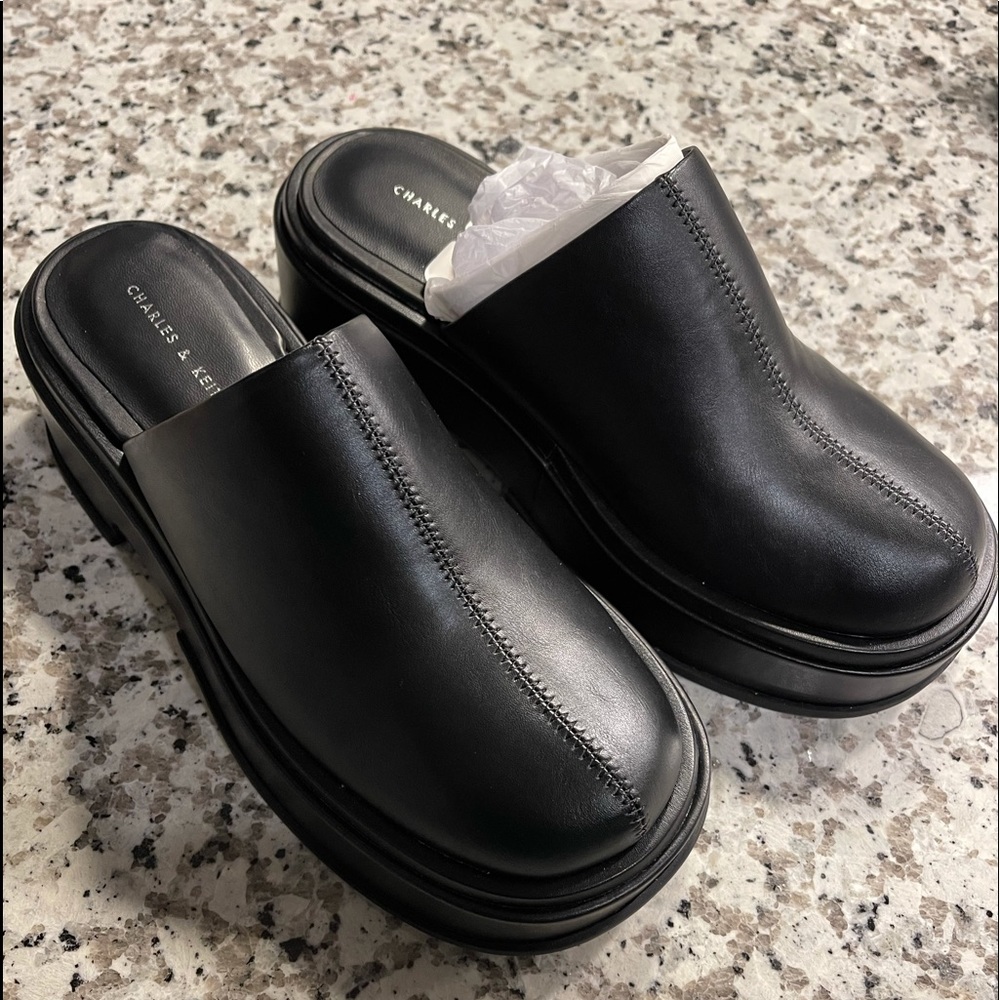 SOLD. Platform Mules